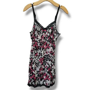 Apt. 9 women's multicolor floral Nightgown lace trim sleepwear dress - medium